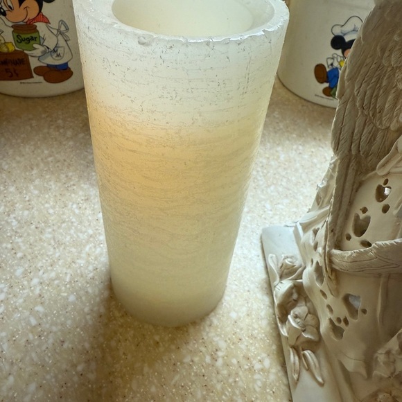 Worldwide Home  Angel Flameless Candle Holder Lantern LED Lighted Candle - Picture 11 of 11